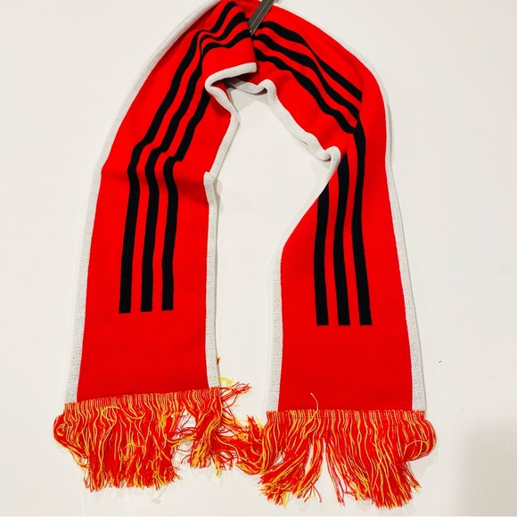 Adidas Manchester United Scarf MUFC Soccer Football England Premier League OS - Picture 16 of 16